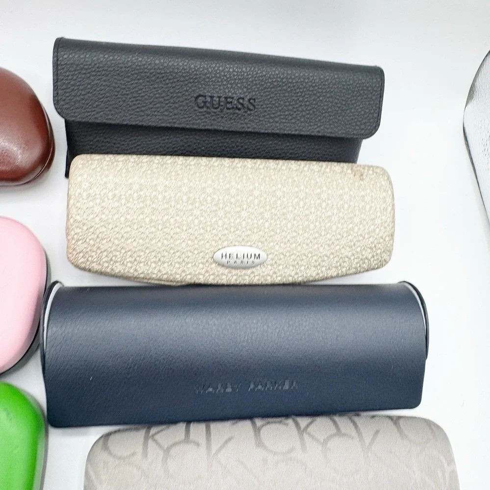 Mixed Lot 22 Designer Eyeglass Cases Ray-Ban Coach Kate Spade Nike Maui Jim